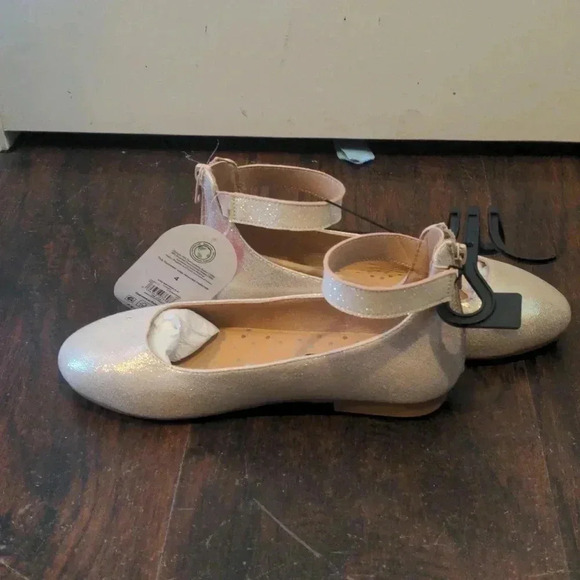 Wonder Nation Big Girl Ballet Flats with Ankle Strap - Picture 5 of 9